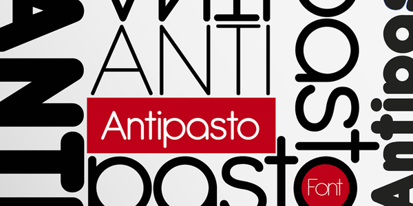 Antipasto font